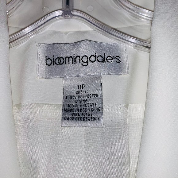 NWOT BLOOMINGDALES White Blazer - Picture 4 of 4